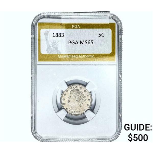 1883 Liberty Victory Nickel PGA MS65