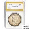 1921 Silver Peace Dollar PGA MS64