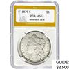 1879-S Morgan Silver Dollar PGA MS62 REV. 1878