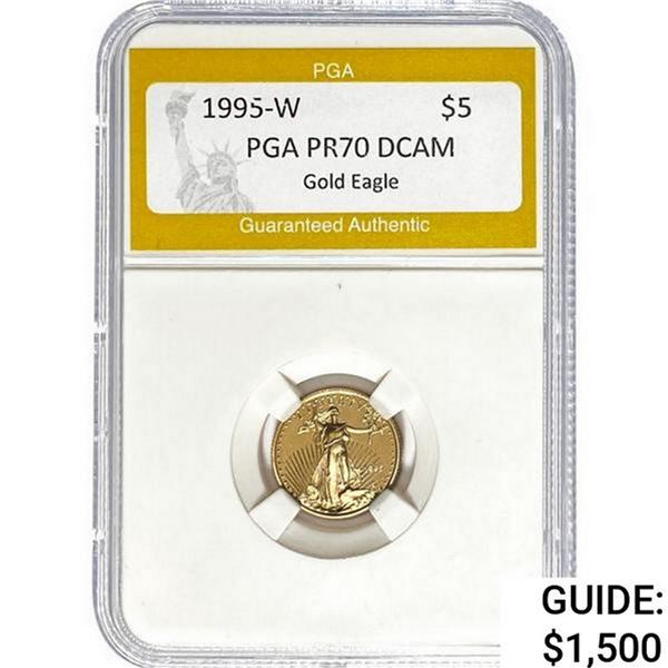 1995-W $5 Gold Eagle PGA PR70