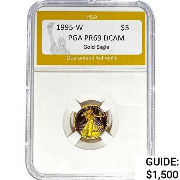 1995-W $5 Gold Eagle PGA PR70
