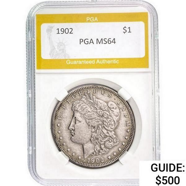1902 Morgan Silver Dollar PGA MS64