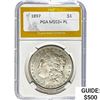 Image 1 : 1897 Morgan Silver Dollar PGA MS63+ PL
