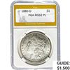Image 1 : 1880-O Morgan Silver Dollar PGA MS62 PL