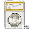 Image 1 : 1881-CC Morgan Silver Dollar PGA MS64+