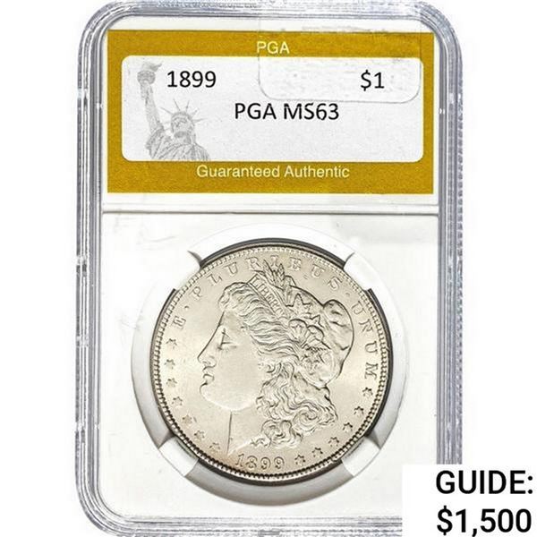 1899 Morgan Silver Dollar PGA MS63