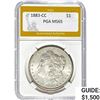 Image 1 : 1883-CC Morgan Silver Dollar PGA MS65
