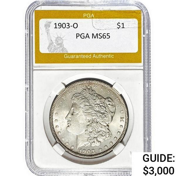 1903-O Morgan Silver Dollar PGA MS65