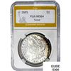 Image 1 : 1885 Morgan Silver Dollar PGA MS64 Toned