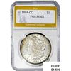 Image 1 : 1884-CC Morgan Silver Dollar PGA MS65