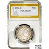 Image 1 : 1906-D Barber Half Dollar PGA MS63