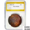 Image 1 : 1882-CC Morgan Silver Dollar PGA MS66