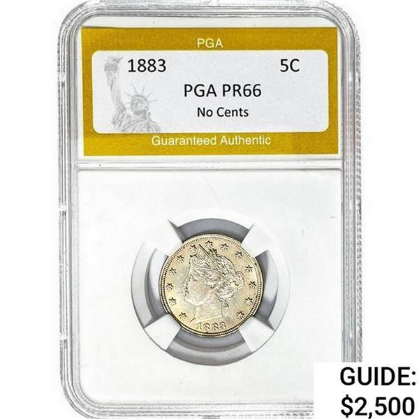 1883 Liberty Victory Nickel PGA PR66 No Cents