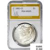 Image 1 : 1882-CC Morgan Silver Dollar PGA MS65