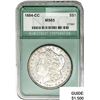 Image 1 : 1884-CC Morgan Silver Dollar NTC MS65