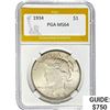 Image 1 : 1934 Silver Peace Dollar PGA MS64