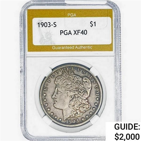 1903-S Morgan Silver Dollar PGA XF40