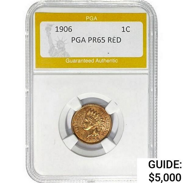 1906 Indian Head Cent PGA PR65 Red