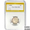 Image 1 : 1884 Indian Head Cent PGA PR65 Red