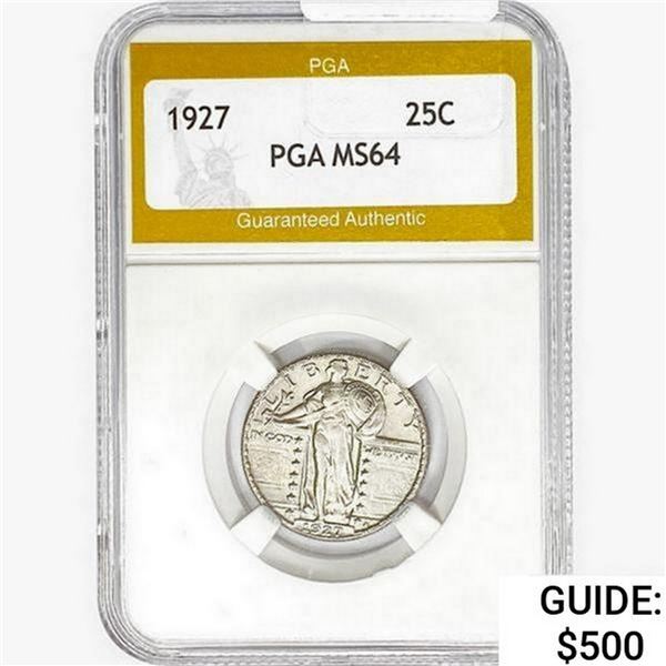 1927 Standing Liberty Quarter PGA MS64