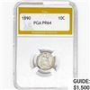 Image 1 : 1890 Seated Liberty Dime PGA PR64