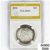 1888 Seated Liberty Half Dollar PGA MS64
