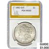 1882-O/S Morgan Silver Dollar PGA MS60