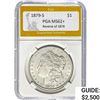 1879-S REV. 78 Morgan Silver Dollar PGA MS62+