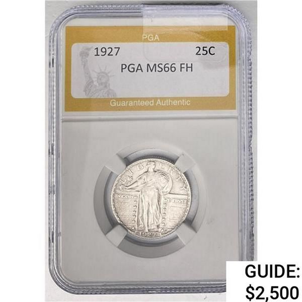 1927 Standing Liberty Quarter PGA MS66 FH