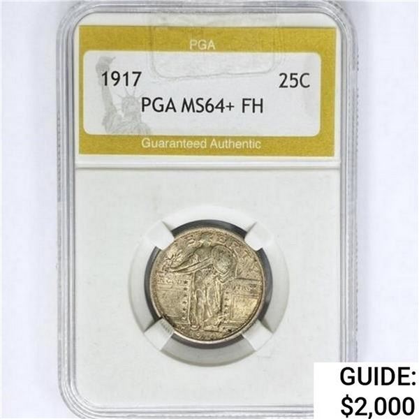 1917 Standing Liberty Quarter PGA MS64+ FH