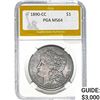 1890-CC Morgan Silver Dollar PGA MS64