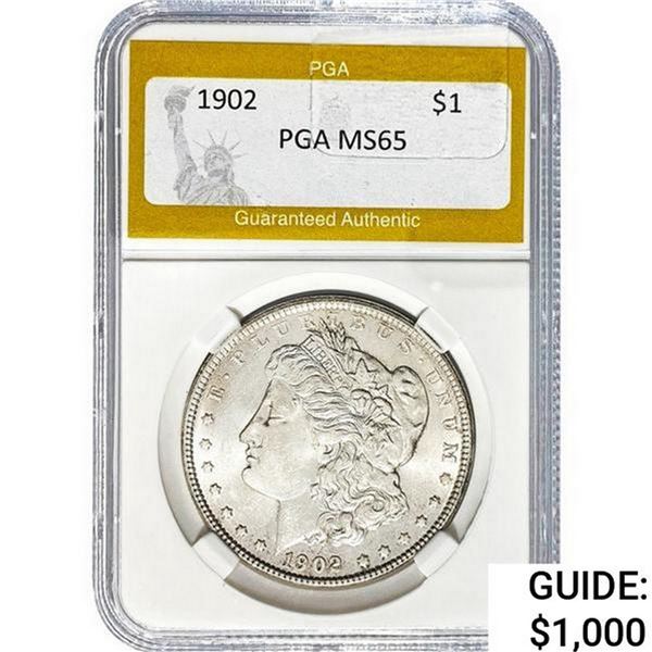 1902 Morgan Silver Dollar PGA MS65