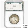 1945-D Walking Liberty Half Dollar PCI MS64