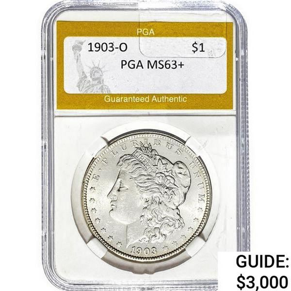 1903-O Morgan Silver Dollar PGA MS63+