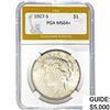 1927-S Silver Peace Dollar PGA MS64+