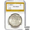 1890-S Morgan Silver Dollar PGA MS64