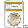 1927-S Silver Peace Dollar PGA MS63+