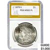 1879-S Morgan Silver Dollar PGA MS65 PL