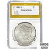 1882-S Morgan Silver Dollar PGA MS63+