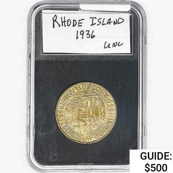 1936 Rhode Island Half Dollar  UNC