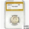 1935-D Washington Silver Quarter PGA MS66