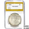 Image 1 : 1882 Morgan Silver Dollar PGA MS65