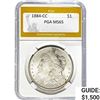 1884-CC Morgan Silver Dollar PGA MS65