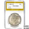 Image 1 : 1881-CC Morgan Silver Dollar PGA MS64