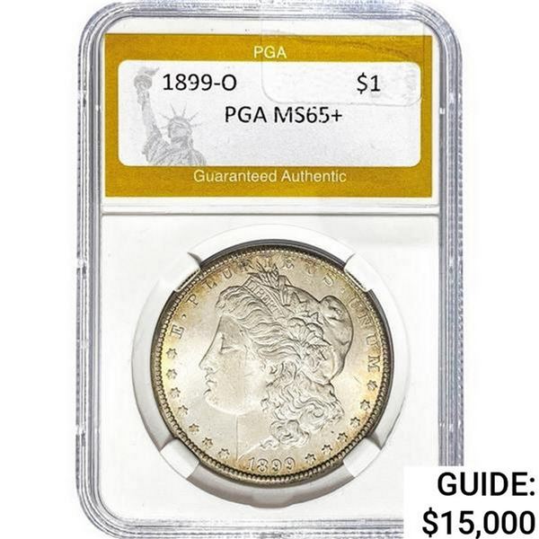 1889-O Morgan Silver Dollar PGA MS65+