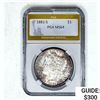 1881-S Morgan Silver Dollar PGA MS64