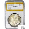 Image 1 : 1882-CC Morgan Silver Dollar PGA MS64