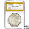 1887-O Morgan Silver Dollar PGA MS64+