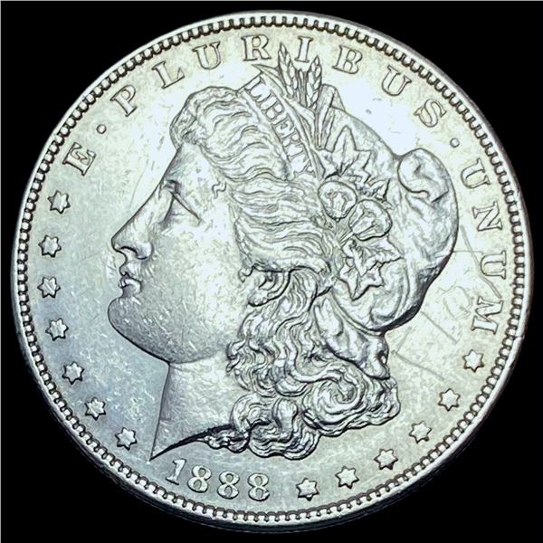 1888-S Morgan Silver Dollar CHOICE AU