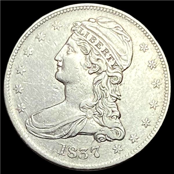 1837 Capped Bust Half Dollar CLOSELY UNCIRCULATED CLOSELY UNCIRCULATED